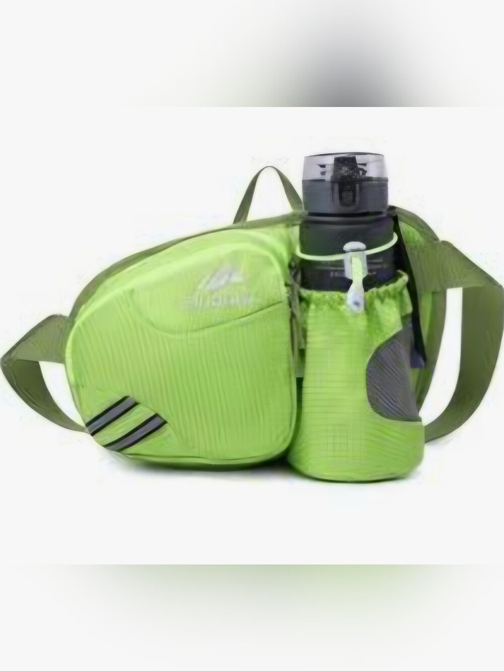 Men's Lime Belt Bag with External Bottle Pocket